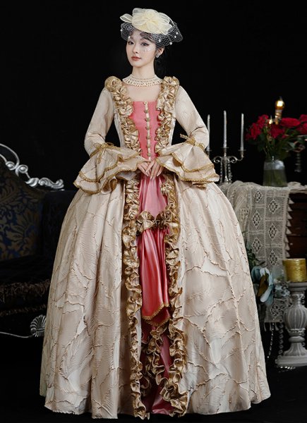 Clearance Vintage Queen Princess Long Marie Antoinette Dress for Women