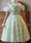 Light Green Sequin Applique Short Prom Homecoming Party Dress 2