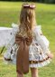 Children Cute Coffe Bear Lolita Ball Gown 5