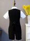 Boys 4 pcs Black Suit Wedding Ring Bearer 4