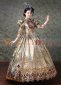 Gold Half Sleeves Embroidered Vintage Rococo Masquerade Ball Gown Dress