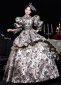 Brocade Floral Victorian Fantasy Dress Venice Carnival Costumes