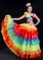 Women Super Large Skirt Rainbow Ball Gown 1