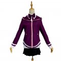 Purple Ssss.Gridman Gullit Shinjo Akane Anime Cosplay Costume Coat Dress Plus Size