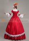 Deep Red Bridesmaid Wedding Party Dress Theater Costume 2