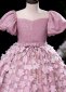 Pink Girls Party Dress Bridesmaid Ball Gown 3 12 Years 3