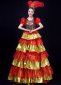 Women Carnival Dance Dresses Holiday Flamenco Group Dress