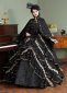 Winter 18th Century Ball Gown And Cloak Gothic Costume 2Pcs 1