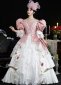 Pink Masquearde Ball Dress Gown 2