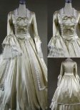 ヴィンテージホットセールシャンパンゴシックビクトリアンドレス