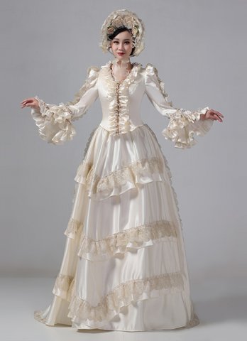 Victorian Bustle Dresses Masquerade Tea Party Dresses