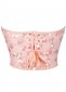 Pink Sequins Classic Overbust Top 1