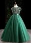 Christmas Girls Sequin Tulle Formal Dresses 2