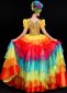 Women Colorful Ruffled Tulle Dresses 3
