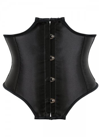Black Ceinture Corset Fashion Underbust Corsets