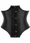Black Ceinture Corset Fashion Underbust Corsets