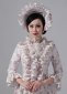 Victorian Bustle Floral Dresses Edwardian Historical Period Theater Costume 2