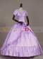 Purple Short Sleeve Southern Belle Victorian Gown