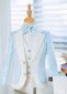 Children Piano Host Suit Gown Boys 5 Piece Slim Fit Suits for Kids Formal Ring Bearer Suits