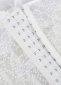 Spaghetti Straps White Lace Hook And Eye Detail Crop Corset 3