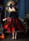 Girls Pumpkin Vampire Cosplay Tulle Tutu Dress 03