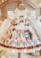 Children Cute Coffe Bear Lolita Ball Gown 2
