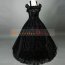 Black Short Sleeve Medieval Victorian Dress Halloween Victorian Ball Gown