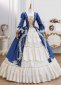 Victorian Royal Blue Rococo Ball Gown Formal Princess Lolita Dress 2