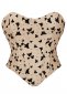 Sweet Butterfly Patterned Cotton Corset