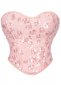 Pink Sequins Classic Overbust Top