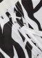 Black And White Print Overbust Corset 2
