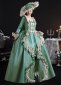 Green Rococo Marie Antoinette Dress 4