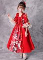 Girls Christmas Party Dresses Children Masquerade Theater Clothing