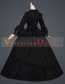 Vintage Black Cotton Lace Renaissance Medieval Gothic Victorian Dress 3