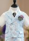 Kids Boys Formal Jacquard 5 Piece Suit