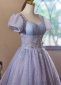 Light Purple Sequin Short Formal Party Dress 2