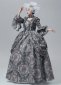 Marie Antoinette Printed Dresses Carnival of Venice Women Costume