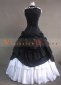 Black Cotton Spaghetti Strap Southern Belle Gothic Victorian Dress 3