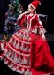Red Lace Victorian Wedding Birthday Christmas Party Ball Gown Dress 2
