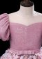 Pink Girls Party Dress Bridesmaid Ball Gown 3 12 Years 5