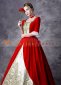 Red Rococo Princess Birthday Party Ball Gown Christmas Party Dress 3