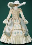 Children Baroque Masquerade Ball Gown Girls Marie Antoinette Carnival Dress
