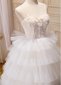 Brides Tulle Cake Corset Wedding Dresses 1