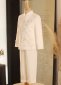 Embroidery Tuxedo Suits Kids White Suits Wedding Ring Bearer Outfit 3