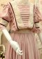 Edwardian Vintage Dress 1910s 1920s Downton Abbey Titanic Tea Garden Cotton Crepe Dress 3
