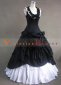 Black Cotton Spaghetti Strap Southern Belle Gothic Victorian Dress