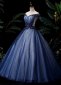 Custom made Sweetheart Sequins Off Shoulder Party Dress 1