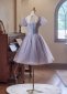 Light Purple Sequin Short Formal Party Dress 5