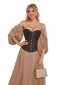 Vintage Brocade Jacquard Bustier Corset 1