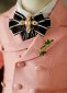Boys Pink Suits 4 Piece Slim Fit Suit 2